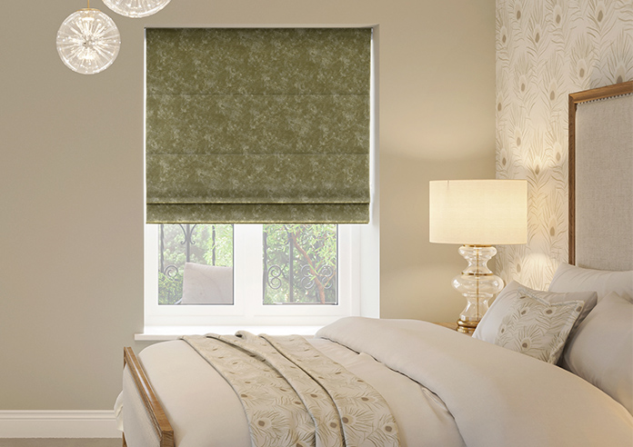 Caen Chenille, Golden Brown - Roman Blind - Image 3